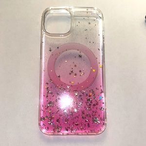 I phone 13 pink case.